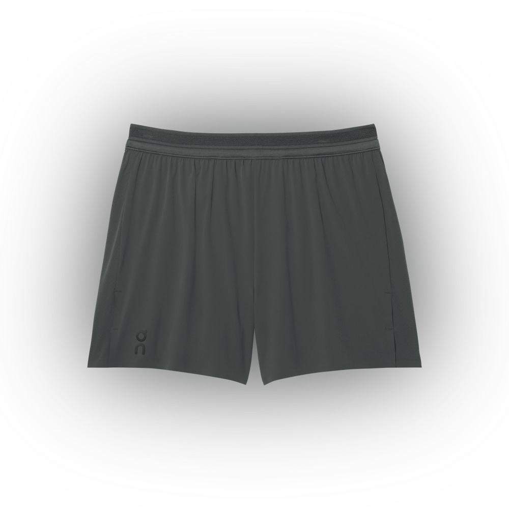 On Running Cloud 5” Performance Shorts Mens Medium Charcoal Lightweight Athletic